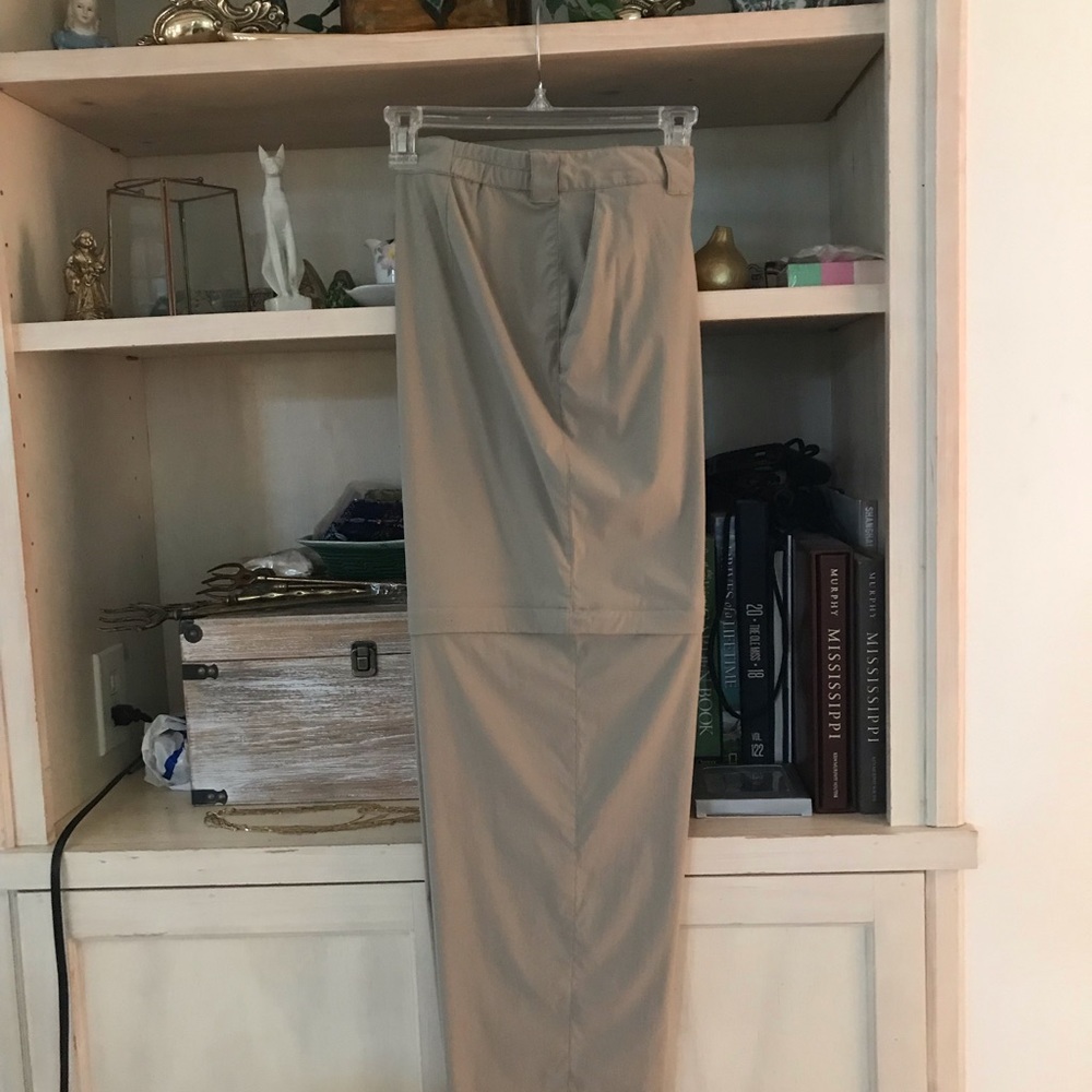Exofficio active wear pants size 14, removable legs.